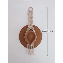 Load image into Gallery viewer, Boho Tassel Hanging Woven Hat Rack - 1, 2 &amp; 3 Layers