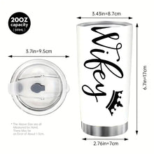 Load image into Gallery viewer, Wifie Insulated Stainless Steel Tumbler with Lid