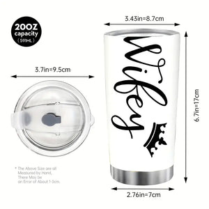 Wifie Insulated Stainless Steel Tumbler with Lid