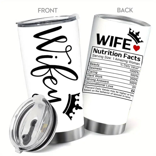 Wifie Insulated Stainless Steel Tumbler with Lid