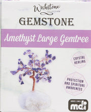 Load image into Gallery viewer, Amethyst Gemstone Wish Tree