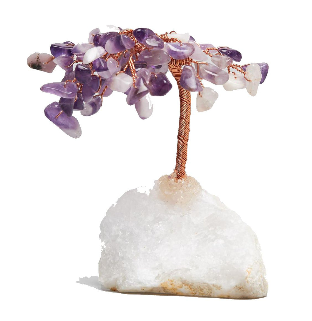 Amethyst Gemstone Wish Tree