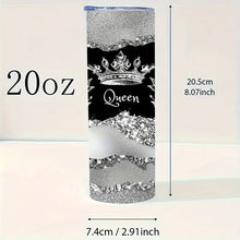 Load image into Gallery viewer, Queen Insulated Stainless Steel Tumbler with Lid