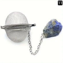 Load image into Gallery viewer, Tea Filter with Crystal Energy Stone Tea Strainers