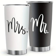 Load image into Gallery viewer, Mr. Mrs. Insulated Stainless Steel Tumbler with Lid