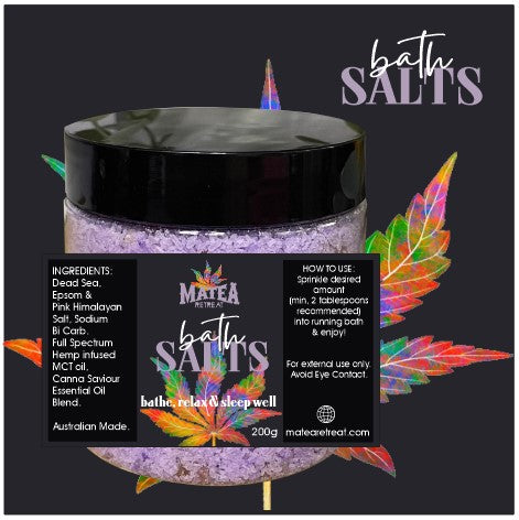 Organic Hemp Bath Salts