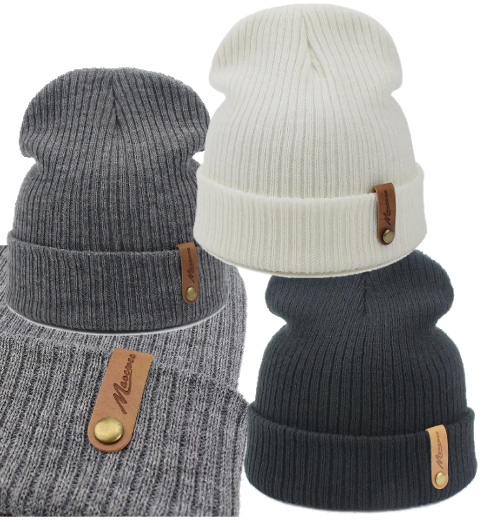 Solid Colour Eaveless Beanie