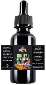 Organic Hemp Beard Oil - Brutal