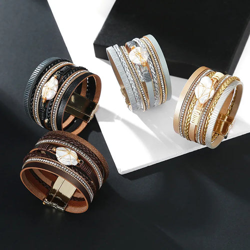 Fashion Multi Layer Magnetic Bracelet