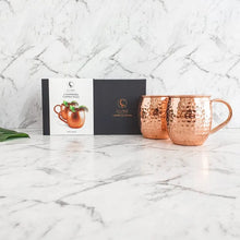 Load image into Gallery viewer, Copper Moscow Mule Mugs - Set of 2