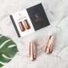 Copper Stemless Champagne Flutes - Set of 2 - Giftbox