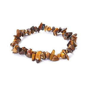 Natural Crystal Bracelets Crystal Chip Stretch Bracelet