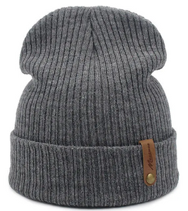 Solid Colour Eaveless Beanie