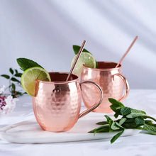 Load image into Gallery viewer, Copper Moscow Mule Mugs - Set of 2