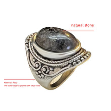 Load image into Gallery viewer, Labradorite Silver Ring