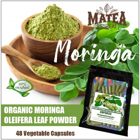 48 Moringa Oleifera Leaf Extract Capsules