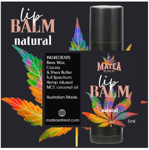 Organic Hemp Lip Balm - Natural