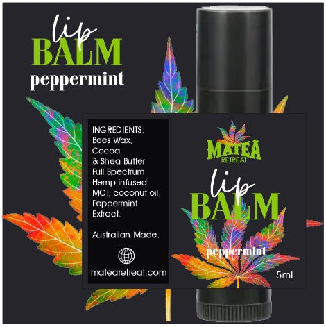 Organic Hemp Lip Balm - Peppermint