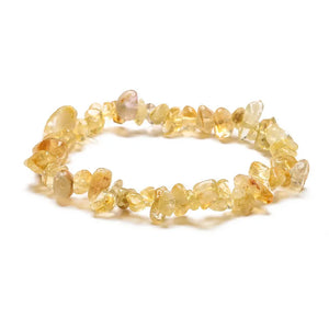 Natural Crystal Bracelets Crystal Chip Stretch Bracelet