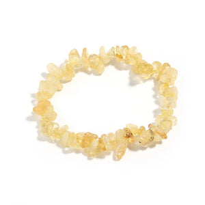 Natural Crystal Bracelets Crystal Chip Stretch Bracelet