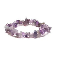 Natural Crystal Bracelets Crystal Chip Stretch Bracelet