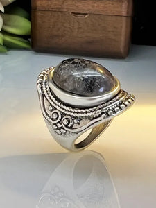 Labradorite Silver Ring