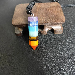 Gemstone Chakra Point Necklace