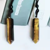 Load image into Gallery viewer, Gemstone Crystal Point Necklace