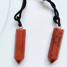 Load image into Gallery viewer, Gemstone Crystal Point Necklace