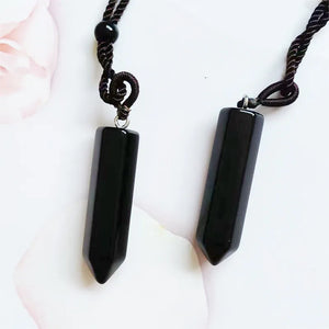 Gemstone Crystal Point Necklace