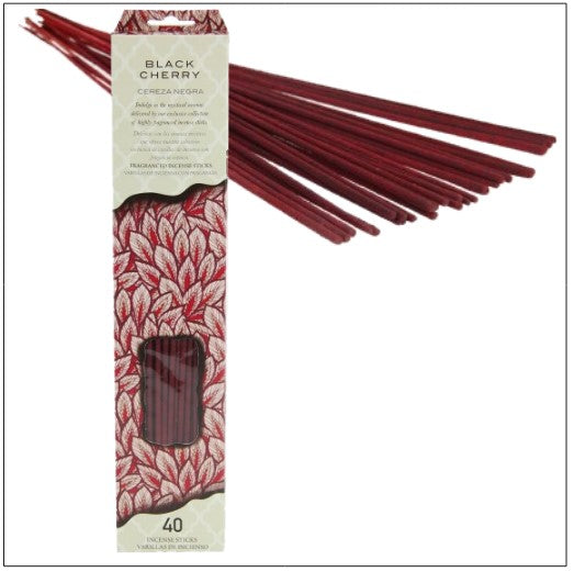 Large Black Cherry Incense Pack with 40 Sticks