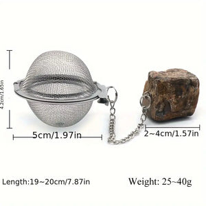 Tea Filter with Crystal Energy Stone Tea Strainers