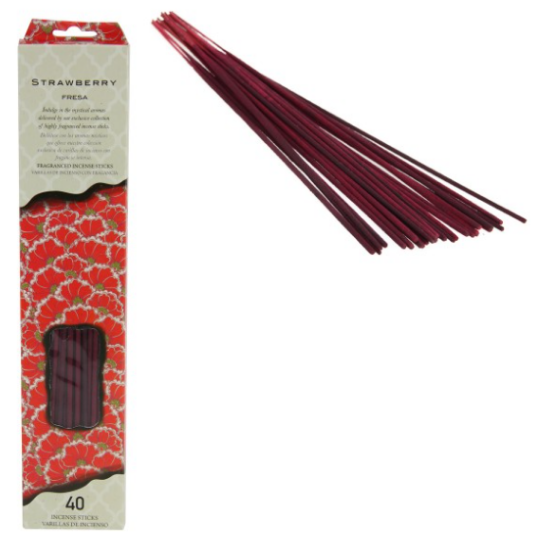 Large Strawberry Incense Pack with 40 Sticks